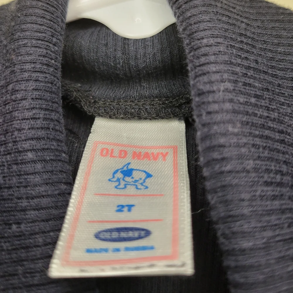 old navy toddler black turtleneck 2t